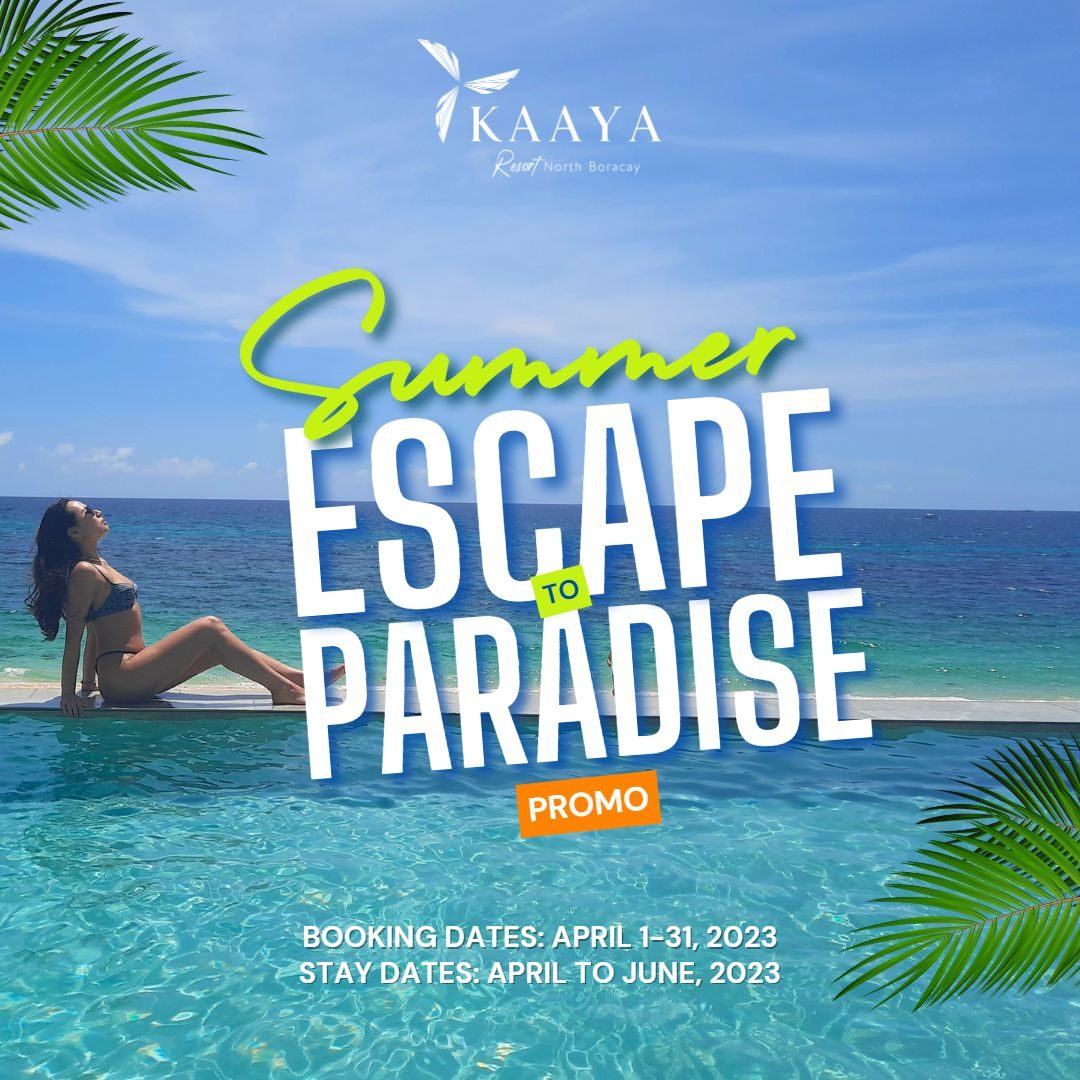 Summer Escapre to Paradise promo mobile banner